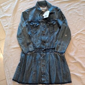 Levi's Blue Denim Trucker Dress